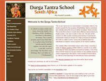 Tablet Screenshot of durgatantraschool.co.za